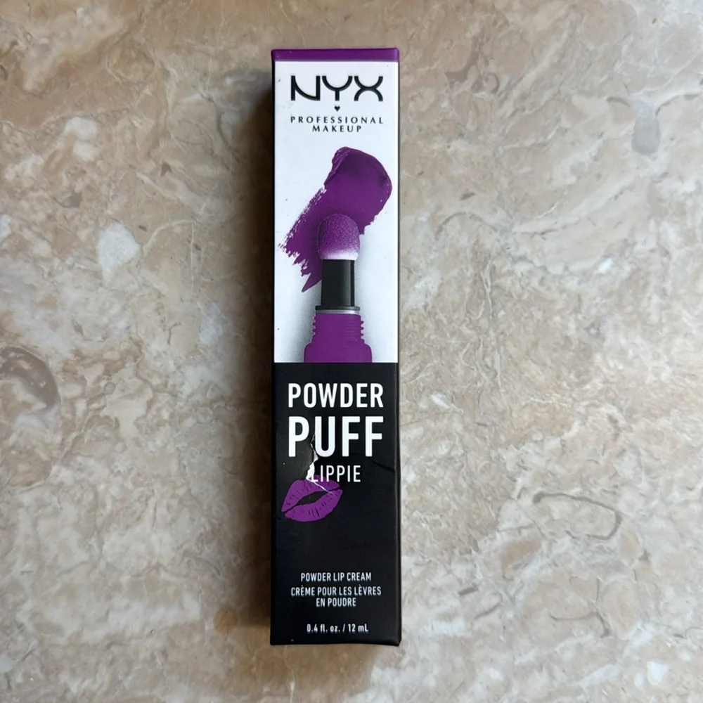 NYX Powder Puff Lippie Liquid Lipstick Senior Class Matte Plum Purple New in Box